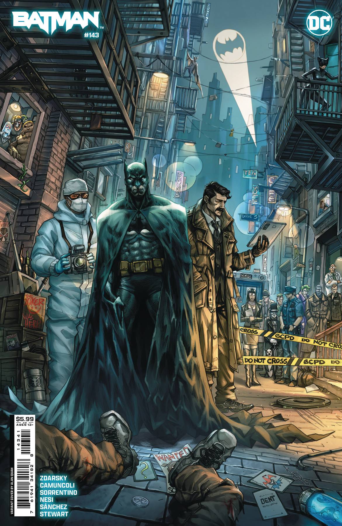 BATMAN #143 ALAN QUAH ORIGINAL COVER ART