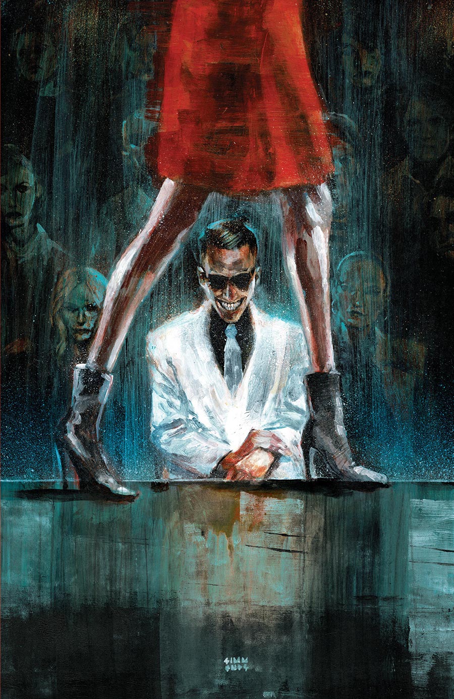 SMILE FOR THE CAMERA #1 MARTIN SIMMONDS ORIGINAL COVER ART