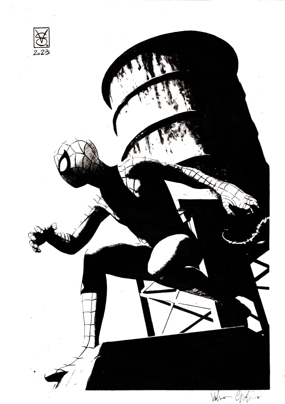 SPIDER-MAN A4 BY VALERIO GIANGIORDANO
