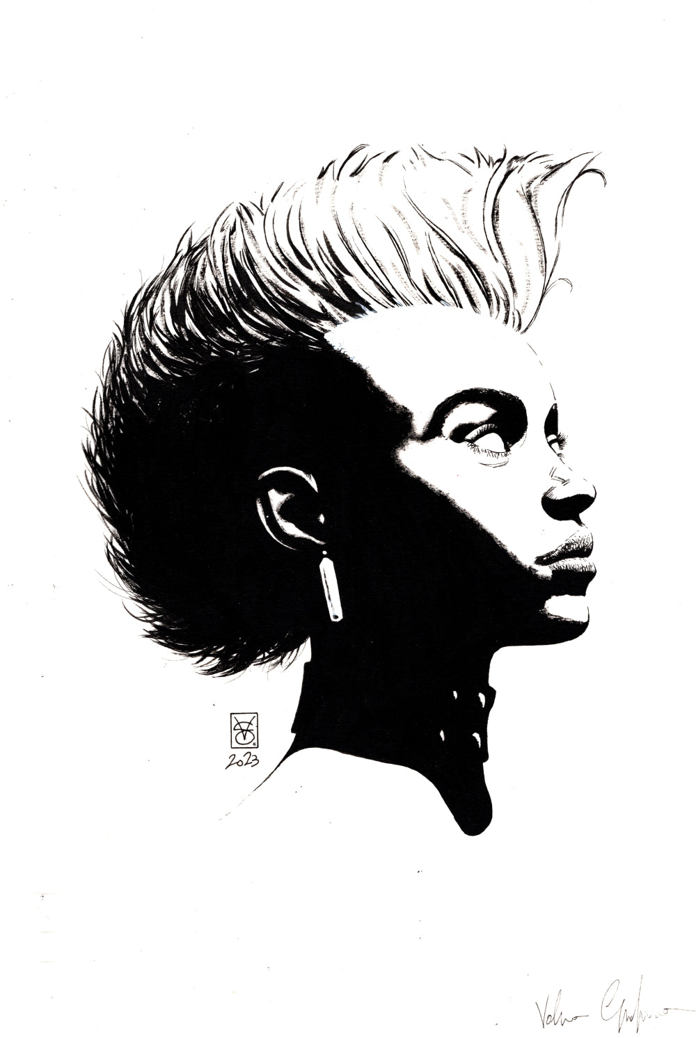 STORM HEADSHOT ON A4 BY VALERIO GIANGIORDANO