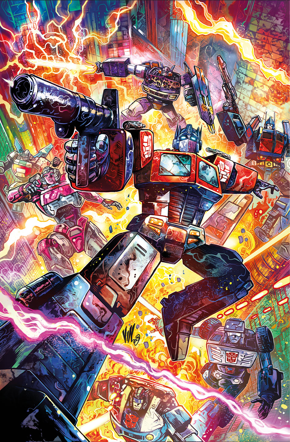 TRANSFORMERS #25 VINCENZO RICCARDI COVER ART