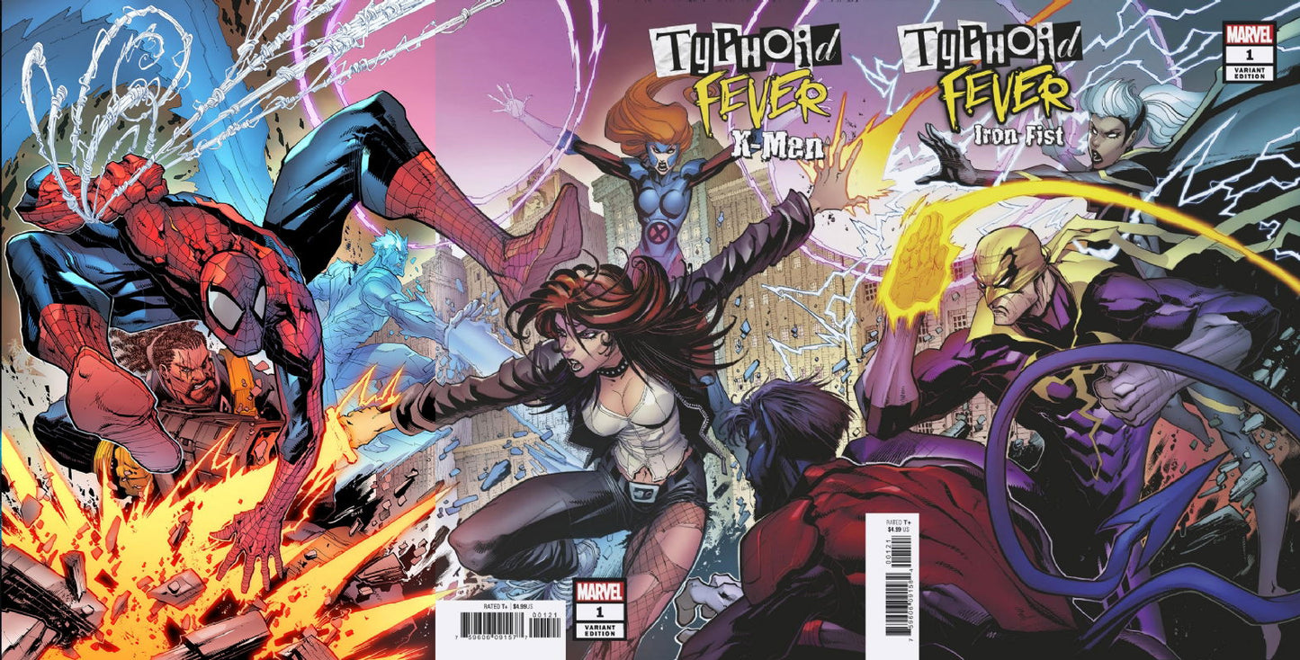 TYPHOID FEVER SPIDER-MAN #1 GERARDO SANDOVAL COVER ART (3 COVER CONNECTING SET)