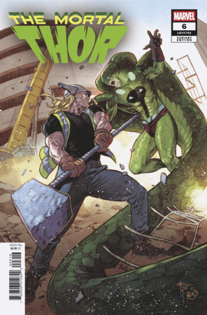 THOR #6 FRANCESCO MOBILI ORIGINAL COVER ART