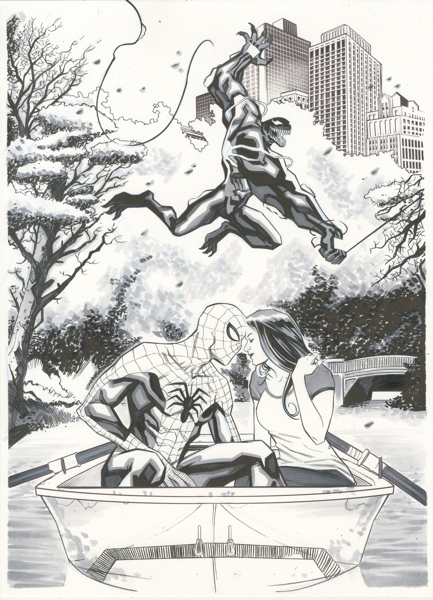 ULTIMATE SPIDER-MAN #24 VARIANT (DAVID MESSINA ORIGINAL COVER ART)