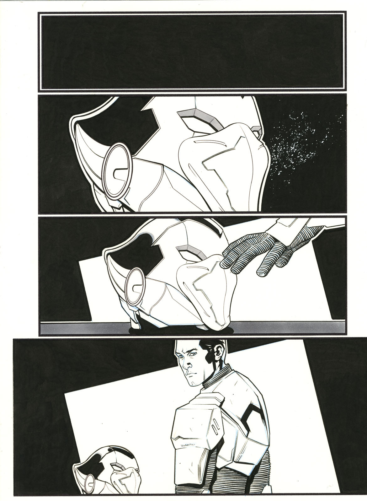 ULTIMATE SPIDER-MAN #5 PAGE 20 - ORIGINAL ART BY DAVID MESSINA