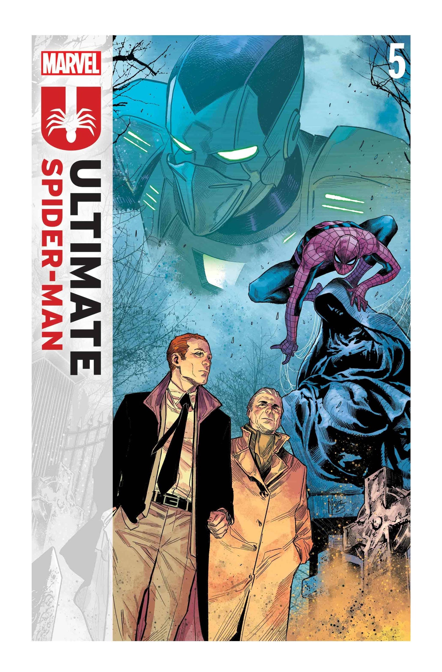 ULTIMATE SPIDER-MAN #5 CHECCHETTO ORIGINAL COVER ART