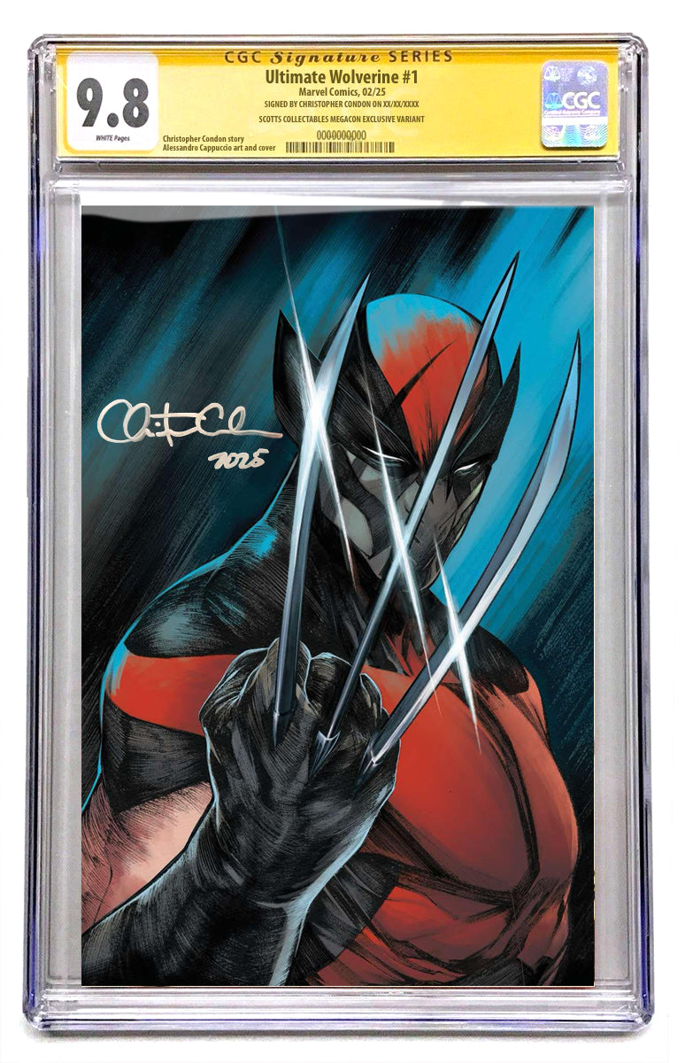 ULTIMATE WOLVERINE #1 CAPPUCCIO MEGACON VIRGIN VARIANT