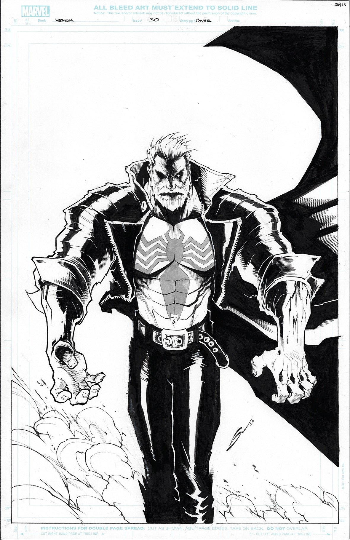 VENOM #30 GERARDO SANDOVAL COVER ART