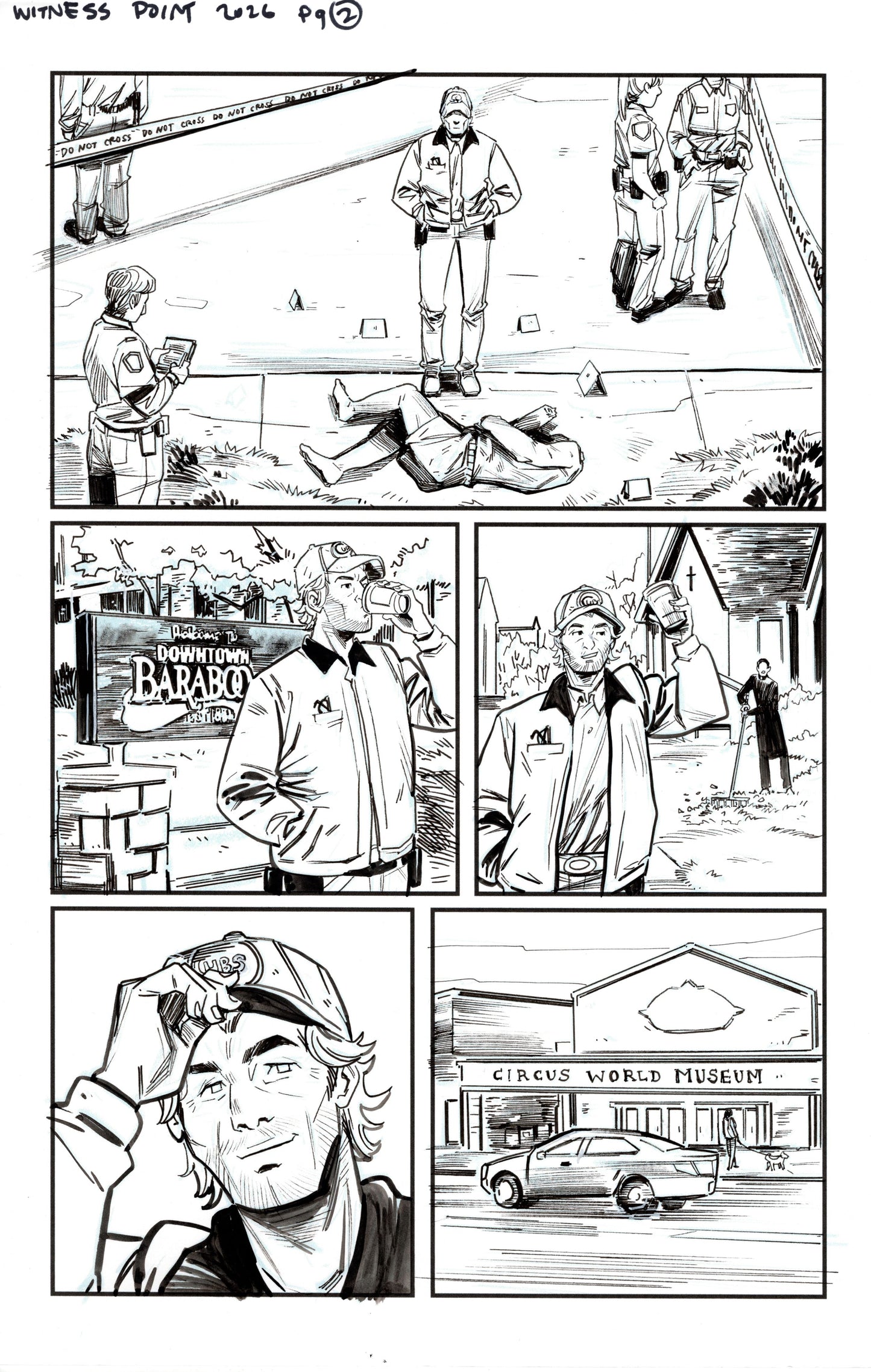 WITNESS POINT #1 PAGE 2 (SOO LEE ORIGINAL INTERIOR ART)