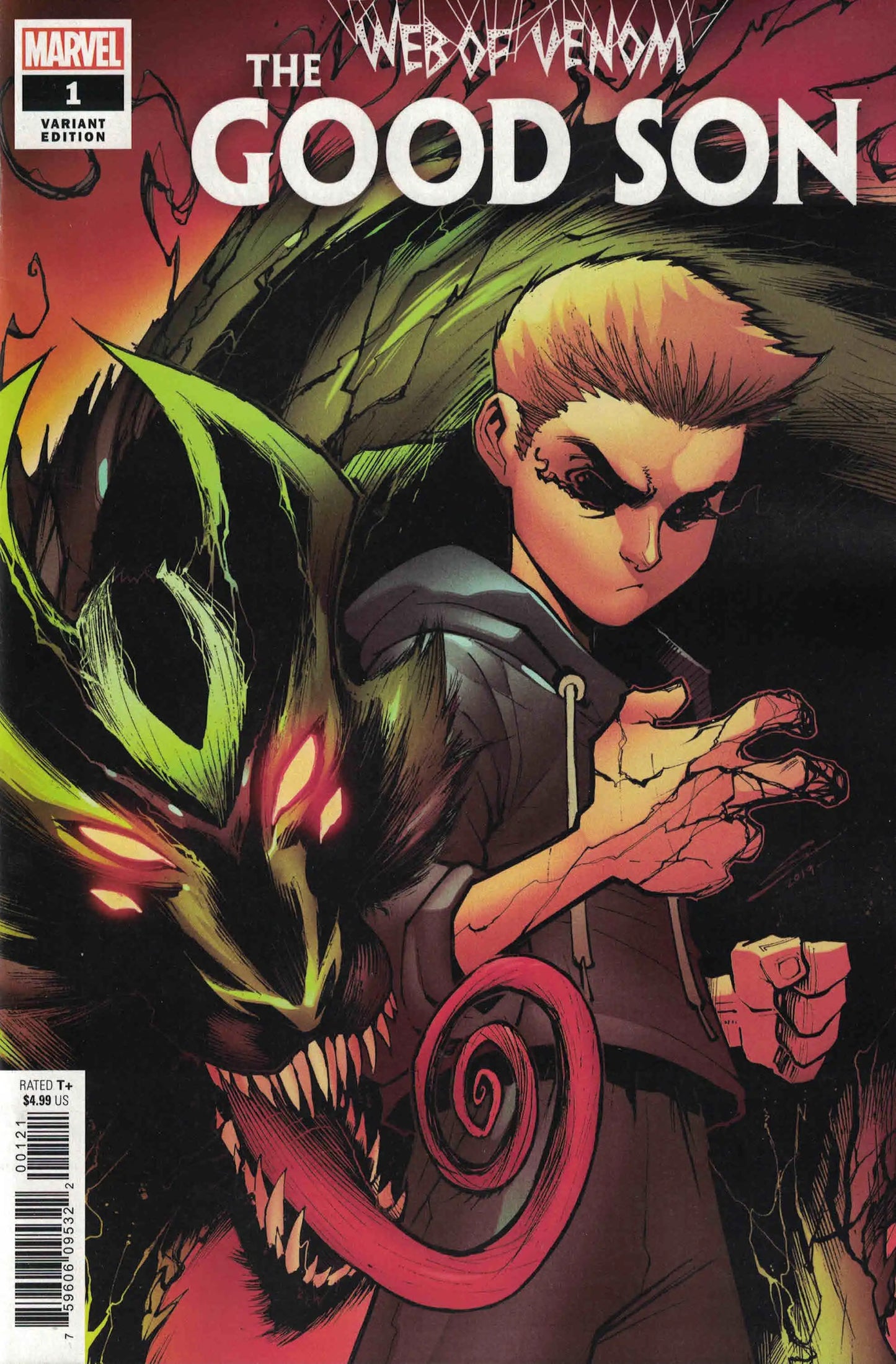 WEB OF VENOM GOOD SON #1 GERARDO SANDOVAL COVER ART
