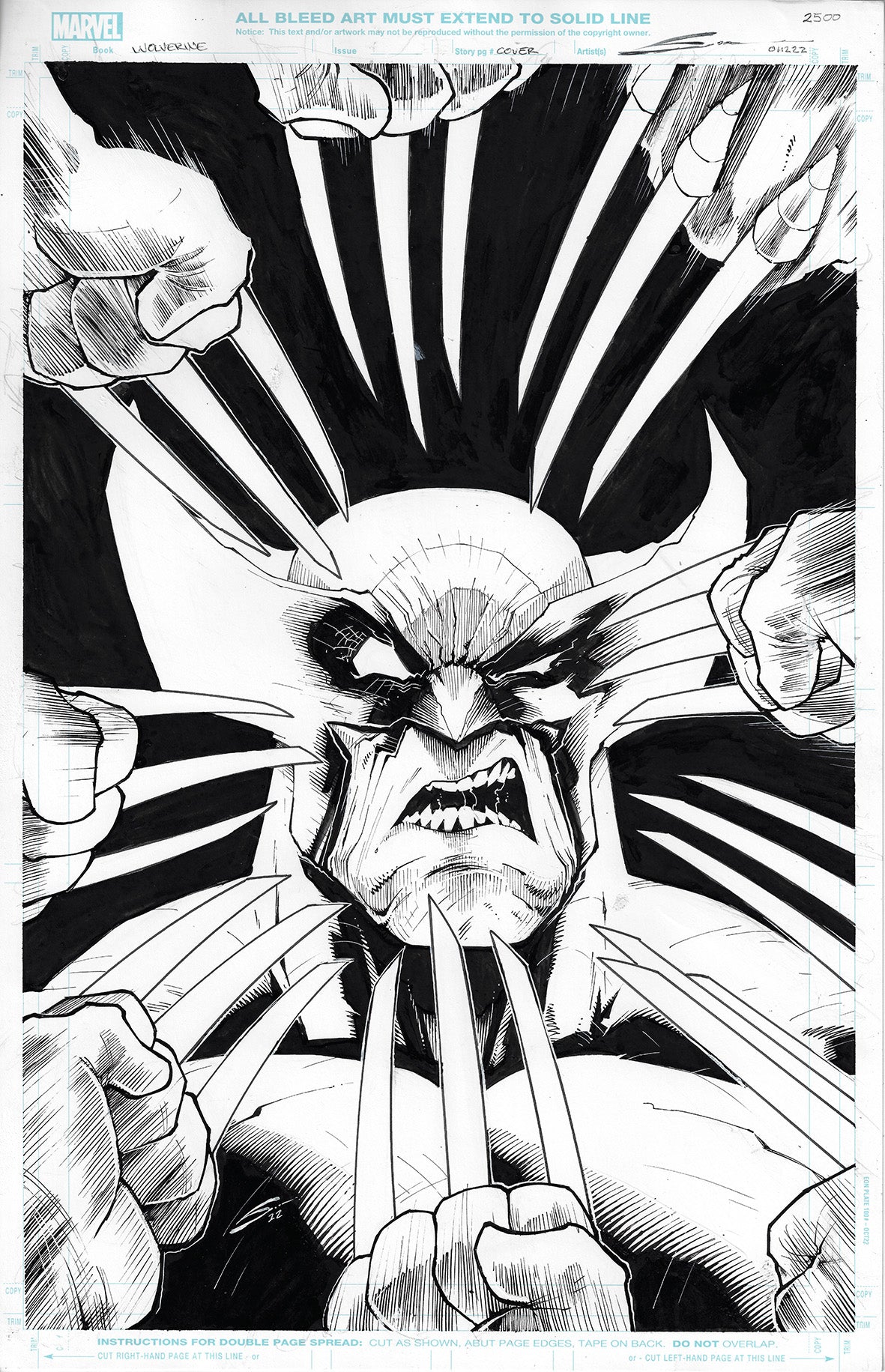 WOLVERINE #33 GERARDO SANDOVAL COVER ART