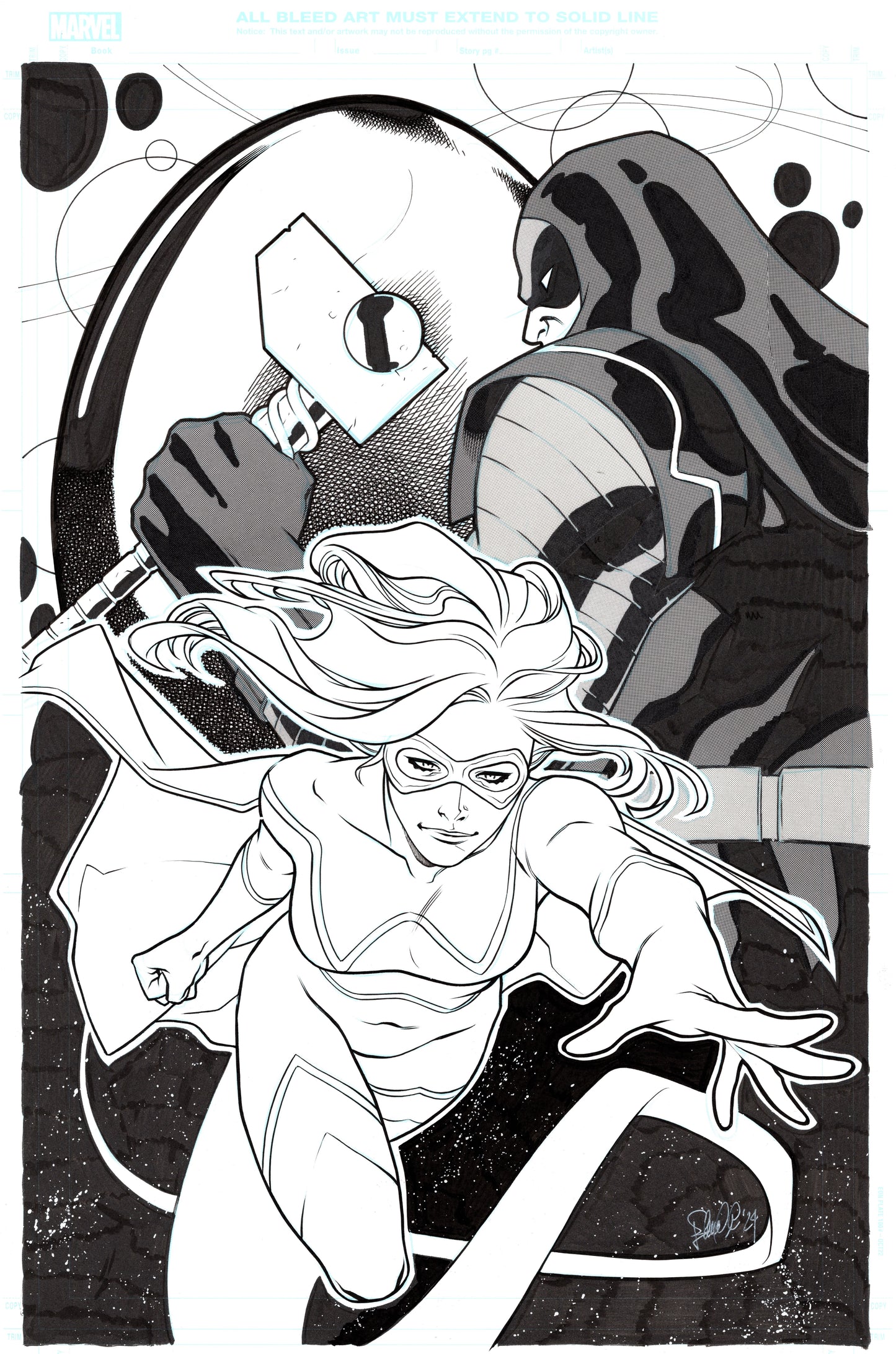 X-MEN BLOOD HUNT - MAJIK #1 (STORMBREAKERS VARIANT) ELENA CASAGRANDE ORIGINAL COVER ART