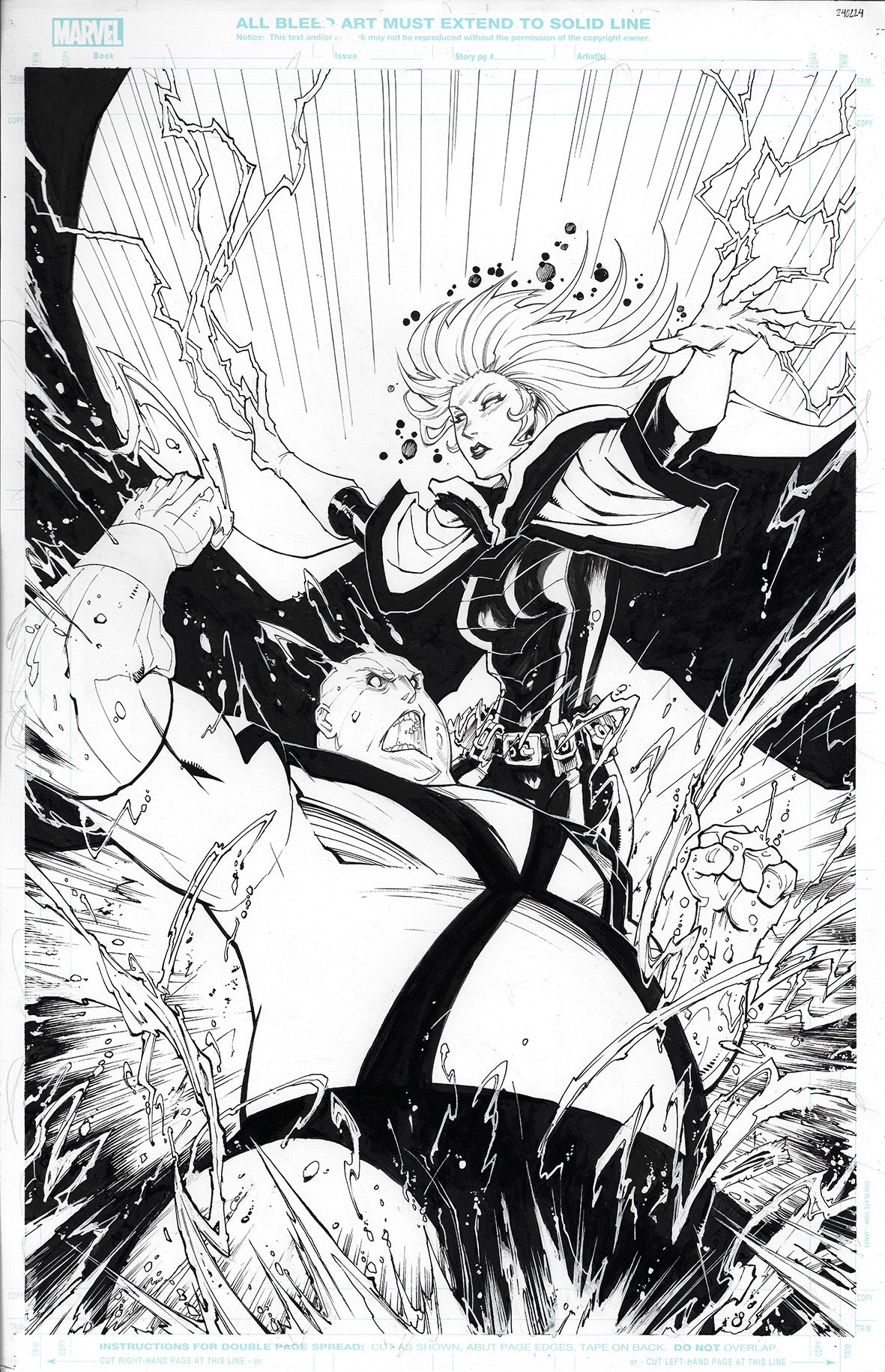 X-MEN #16 (GERARDO SANDOVAL ORIGINAL ART)