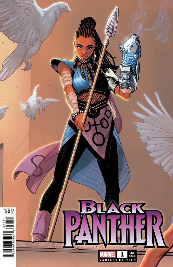 BLACK PANTHER #1 (WOMEN OF MARVEL VARIANT) ELENA CASAGRANDE ORIGINAL COVER ART