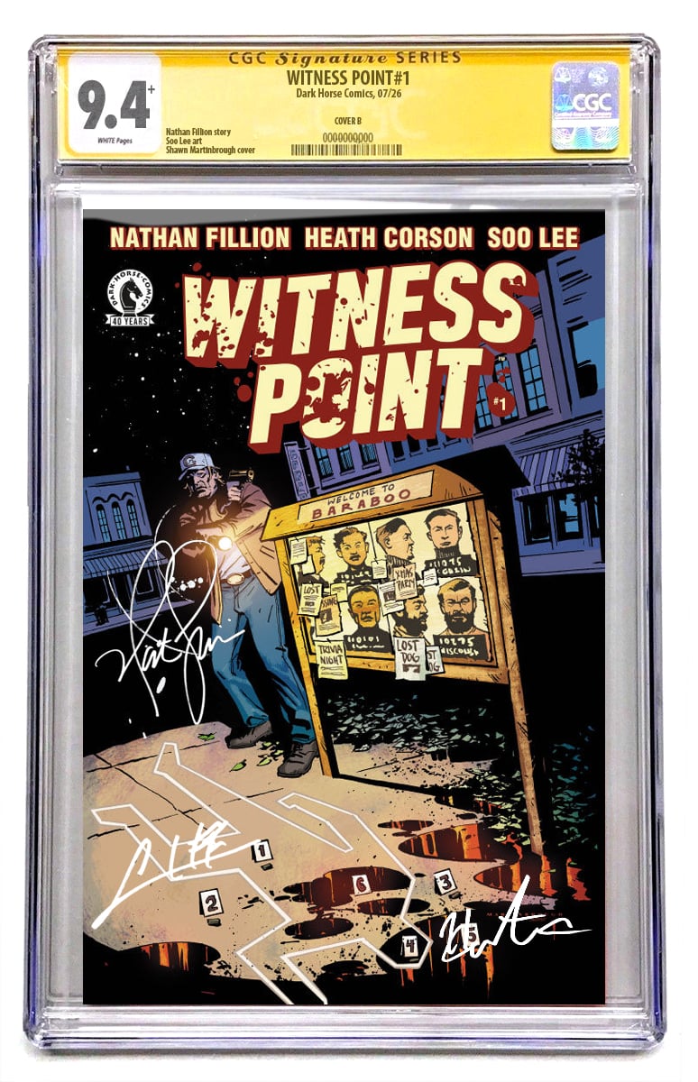 Witness Point #1 - Signed Nathan Fillion, Heath Corson & Soo Lee