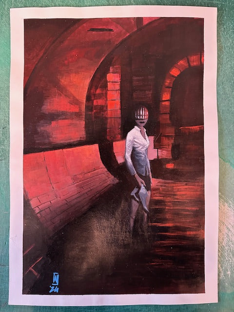 BOOK OF CUTTER #1 WERTHER DELL'EDERA ORIGINAL COVER ART