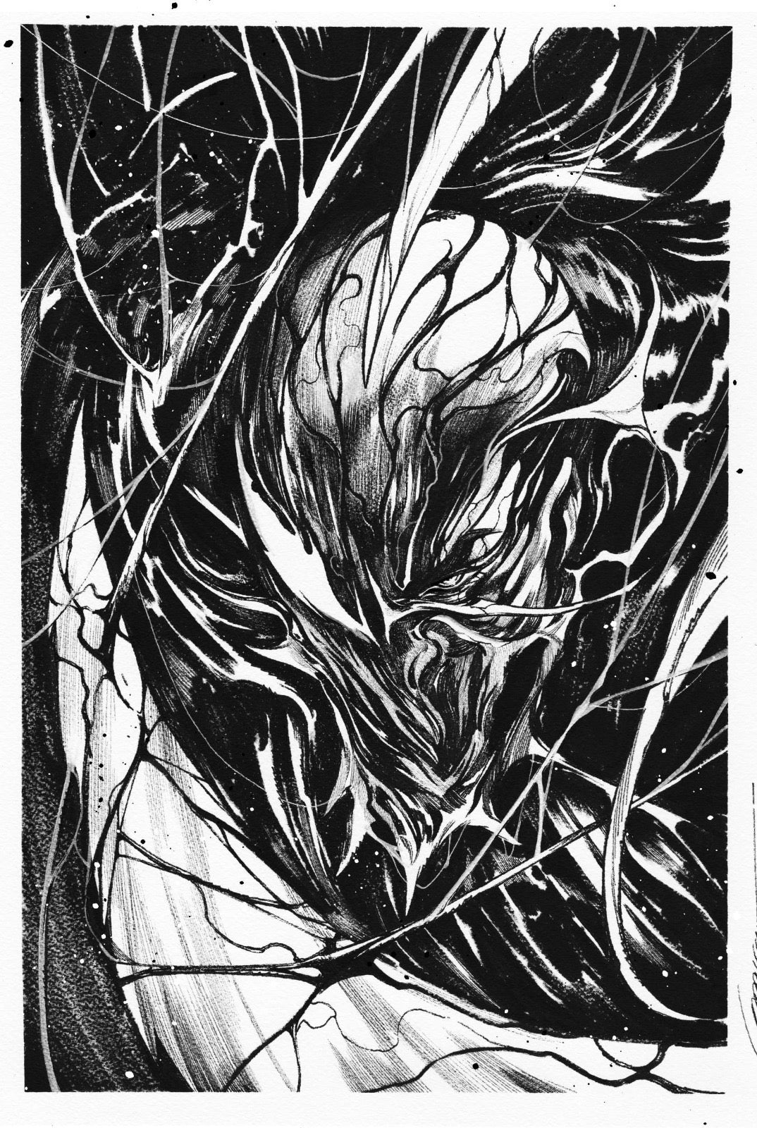 EDDIE BROCK CARNAGE #1 (ALESSANDRO CAPPUCCIO ORIGINAL COVER ART)