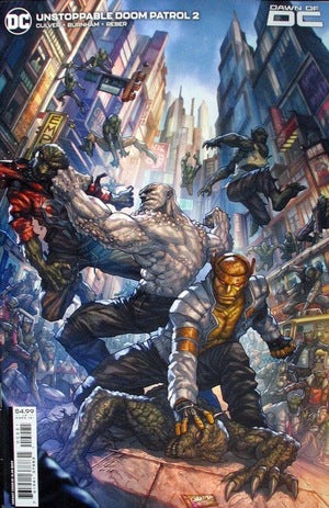 DOOM PATROL #1 ALAN QUAH ORIGINAL COVER ART