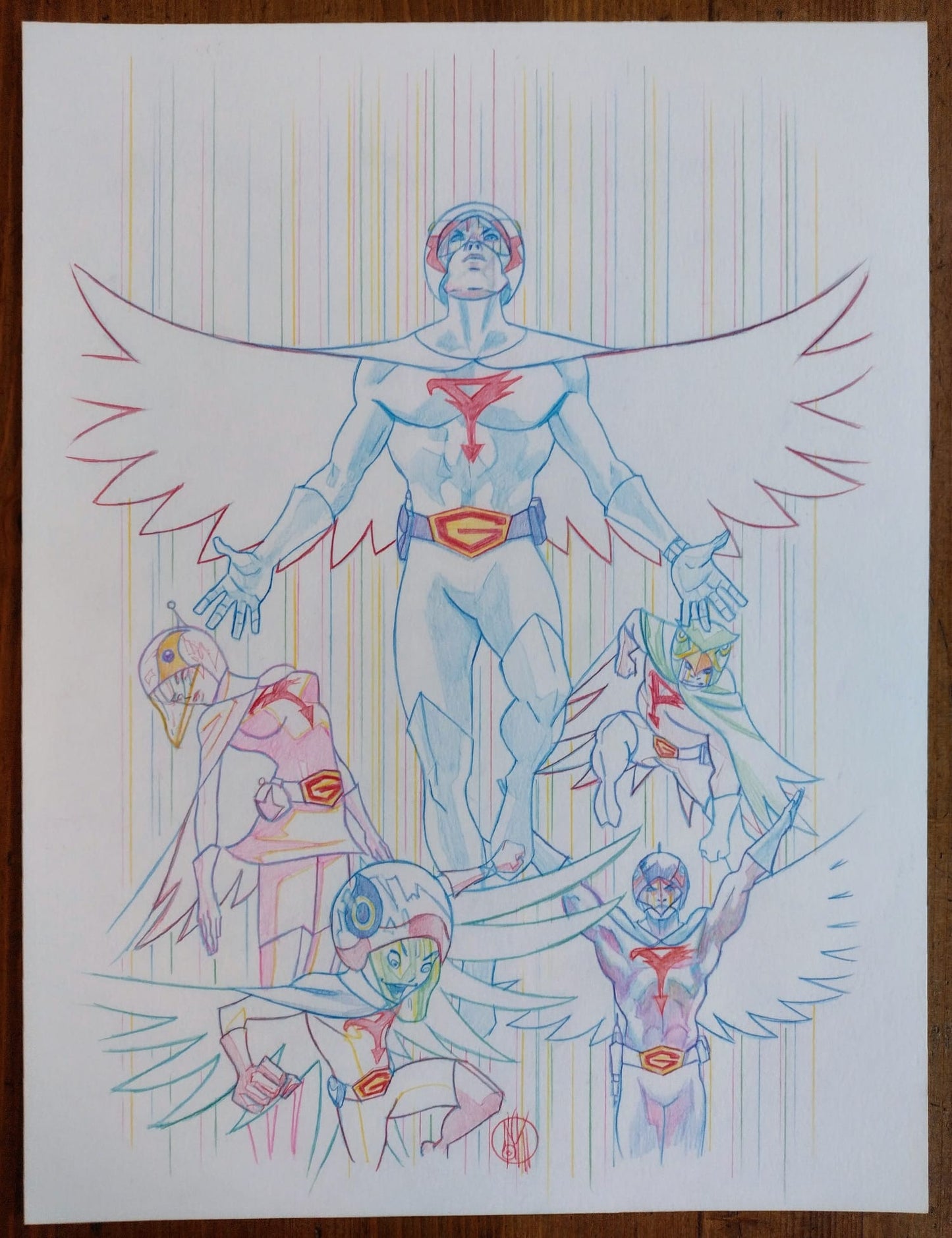 GATCHAMAN #2 INAKI MIRANDA COVER ART