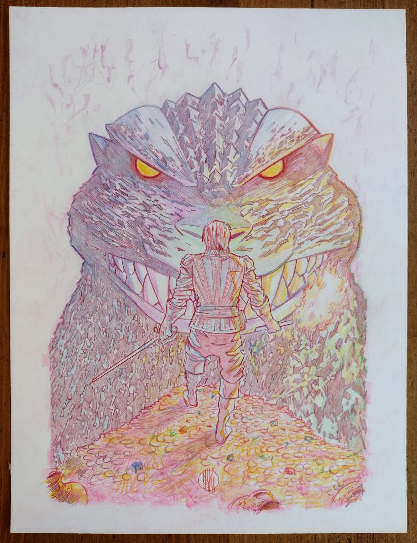 GODZILLA - HERE BE THE DRAGONS #5 INAKI MIRANDA COVER ART