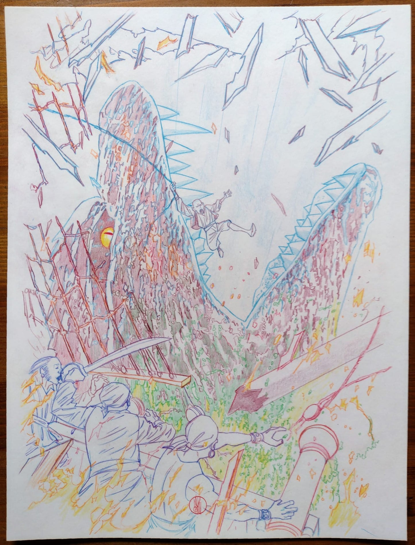GODZILLA - HERE BE THE DRAGONS #2 INAKI MIRANDA COVER ART