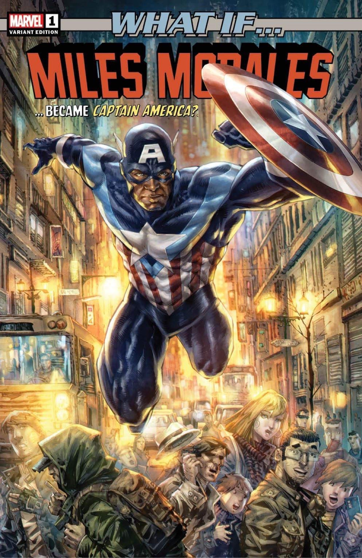 WHAT IF? MILES MORALES #1 ALAN QUAH ORIGINAL COVER ART