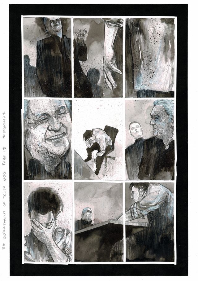 DEPARTMENT OF TRUTH #20 PAGE 15 (MARTIN SIMMONDS ORIGINAL ART)