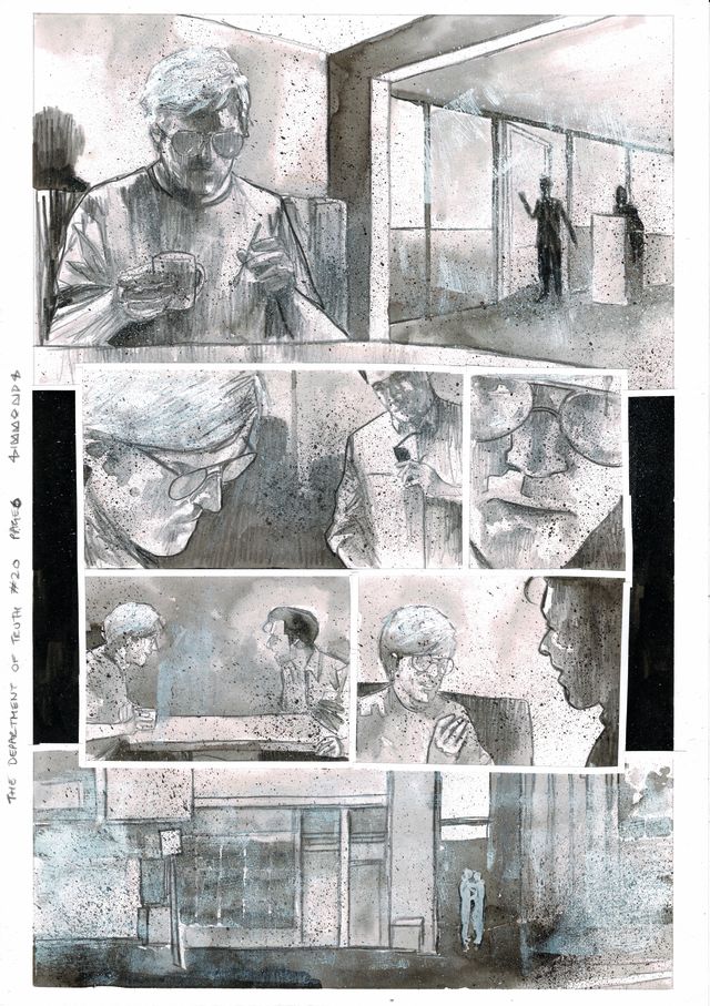 DEPARTMENT OF TRUTH #20 PAGE 6 (MARTIN SIMMONDS ORIGINAL ART)