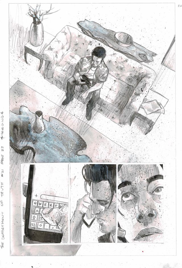 DEPARTMENT OF TRUTH #21 PAGE 23 (MARTIN SIMMONDS ORIGINAL ART)