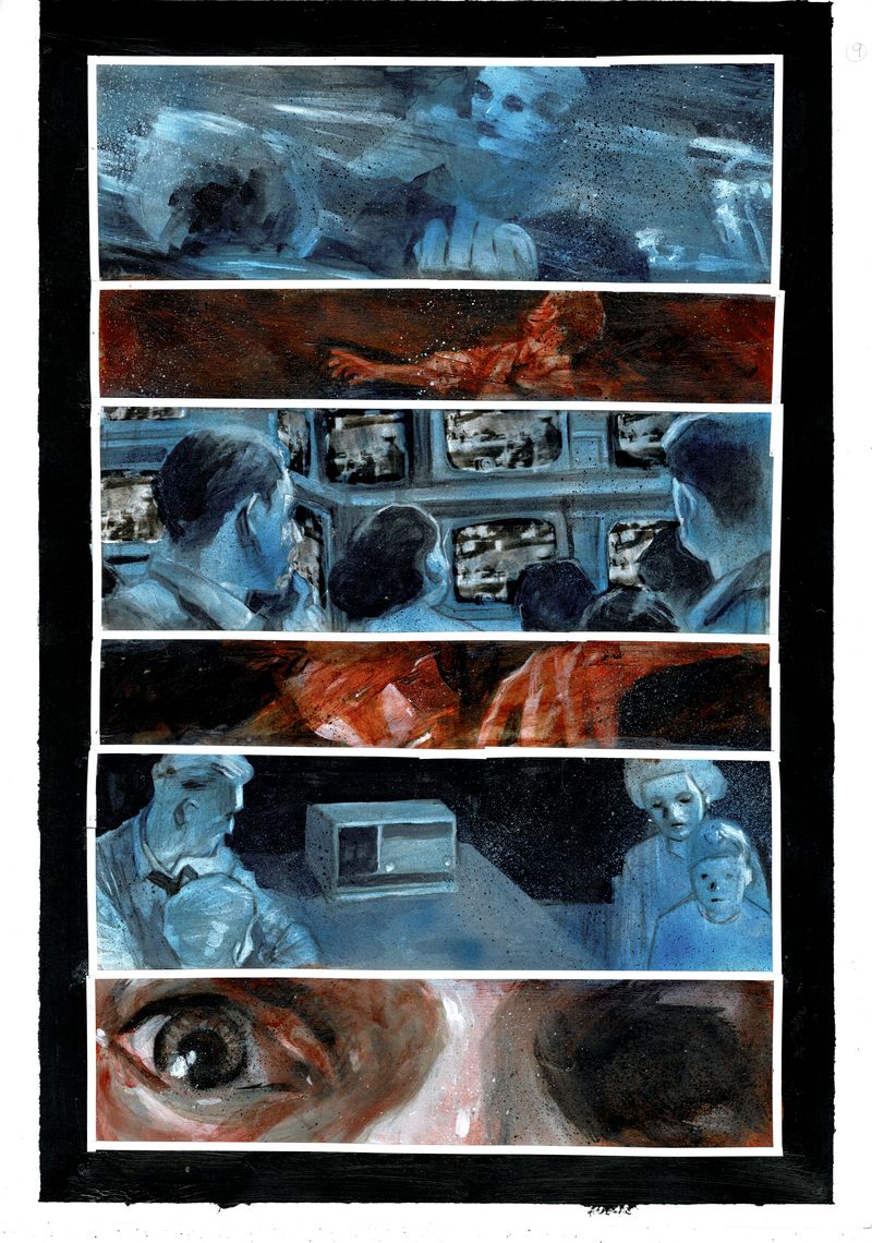 DEPARTMENT OF TRUTH #25 PAGE 9 (MARTIN SIMMONDS ORIGINAL ART)