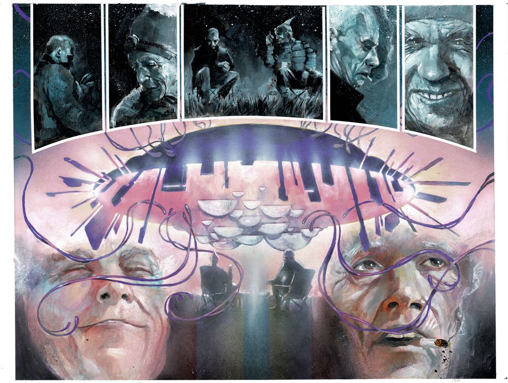 DEPARTMENT OF TRUTH #29 PAGE 20-21 DOUBLE PAGE SPLASH (MARTIN SIMMONDS ORIGINAL ART)