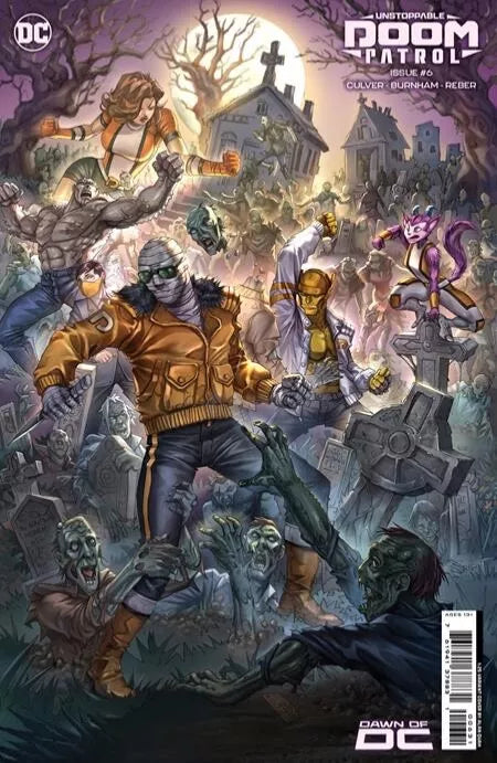 DOOM PATROL #6 ALAN QUAH ORIGINAL COVER ART