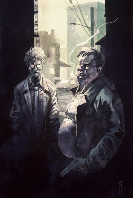 SAM & TWITCH #7 FEDERICO MELE ORIGINAL COVER ART