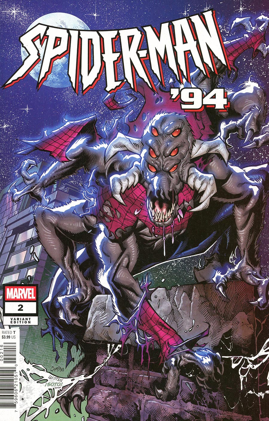 SPIDER-MAN 94 #2 CHRIS CAMPANA ORIGINAL COVER ART