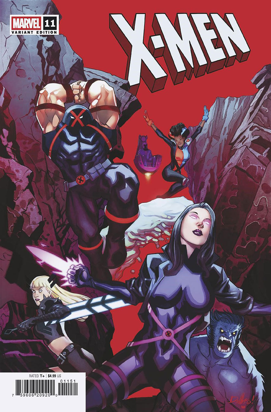 X-MEN #11 VARIANT (DAVID MESSINA ORIGINAL COVER ART)