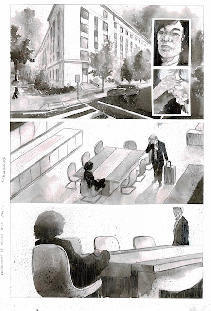 DEPARTMENT OF TRUTH #22 PAGE 1 (MARTIN SIMMONDS ORIGINAL ART)