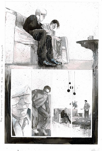 DEPARTMENT OF TRUTH #22 PAGE 21 (MARTIN SIMMONDS ORIGINAL ART)