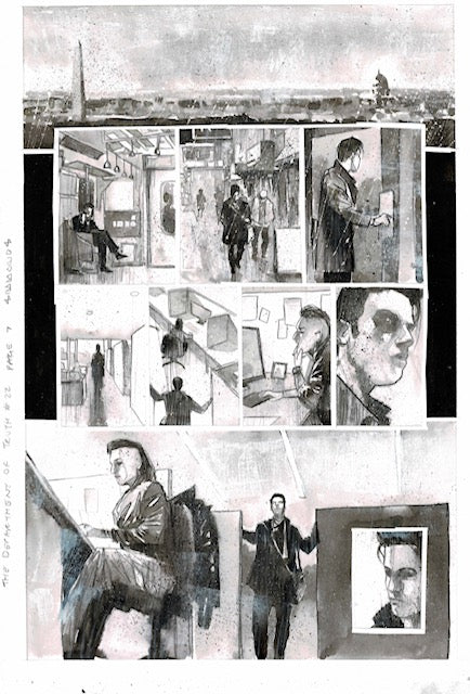 DEPARTMENT OF TRUTH #22 PAGE 7 (MARTIN SIMMONDS ORIGINAL ART)