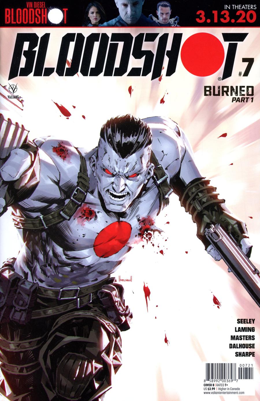 BLOODSHOT #7 KAEL NGU ORIGINAL COVER ART
