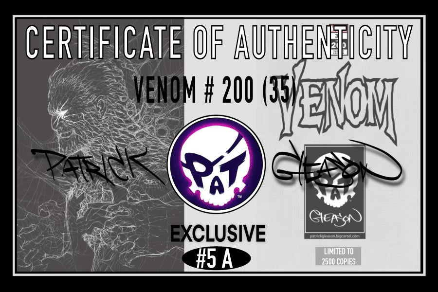 VENOM  #200  GLEASON VIRGIN VARIANT