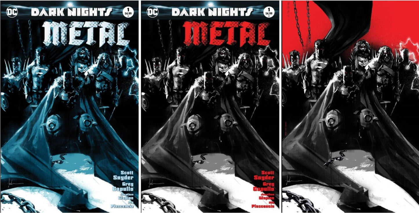 Dark Nights Metal #1 Three Cover Set Jock Exclusive Covers