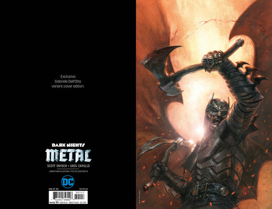 Dark Nights Metal #1 Scott's Collectables LSCC Gabriele Dell'Otto Virgin Cover