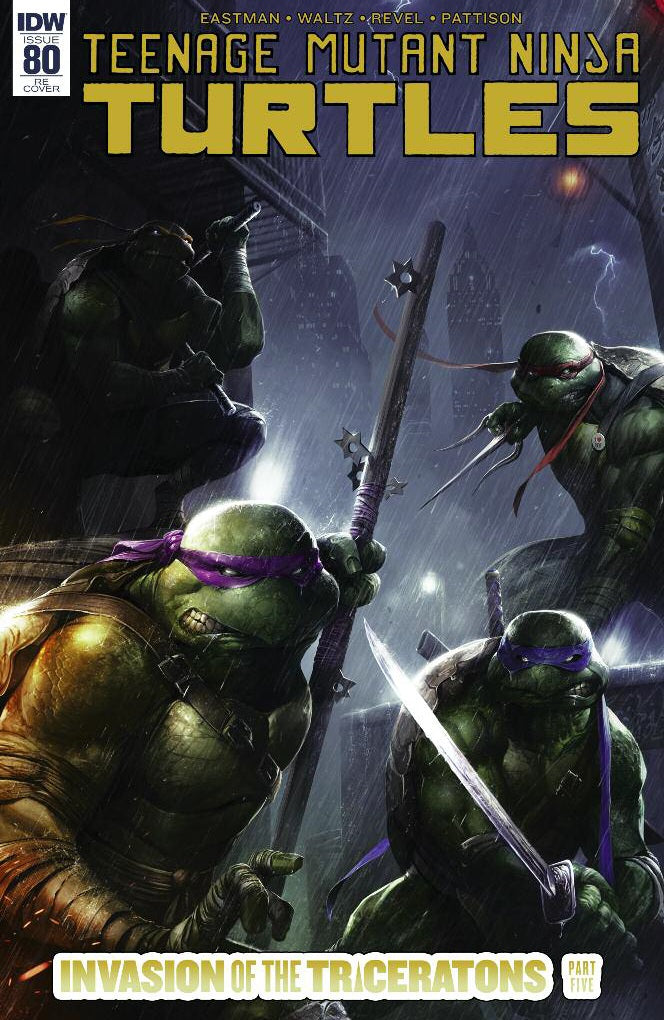 TMNT #80 Trade Dress Cover A Francesco Mattina Scott's Collectables Exclusive Cover
