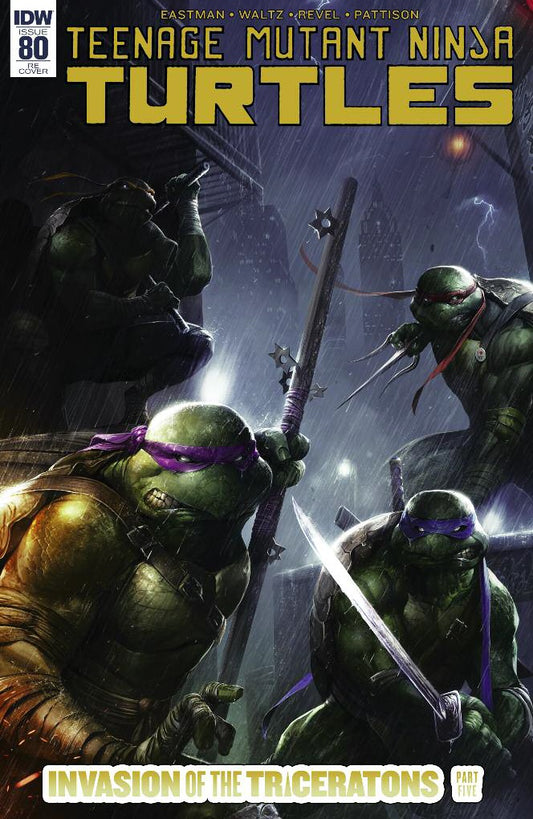 TMNT #80 Trade Dress Cover A Francesco Mattina Scott's Collectables Exclusive Cover