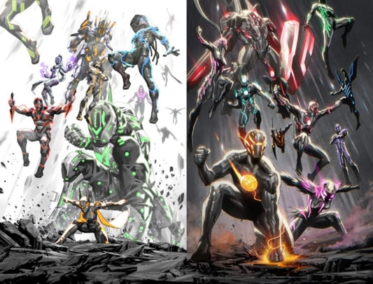 WE LIVE AGE OF PALLADIONS WHITE & BLACK  #1  KAEL NGU & STEPHEN SEGOVIA CONNECTING VARIANT SET (2 COVERS)