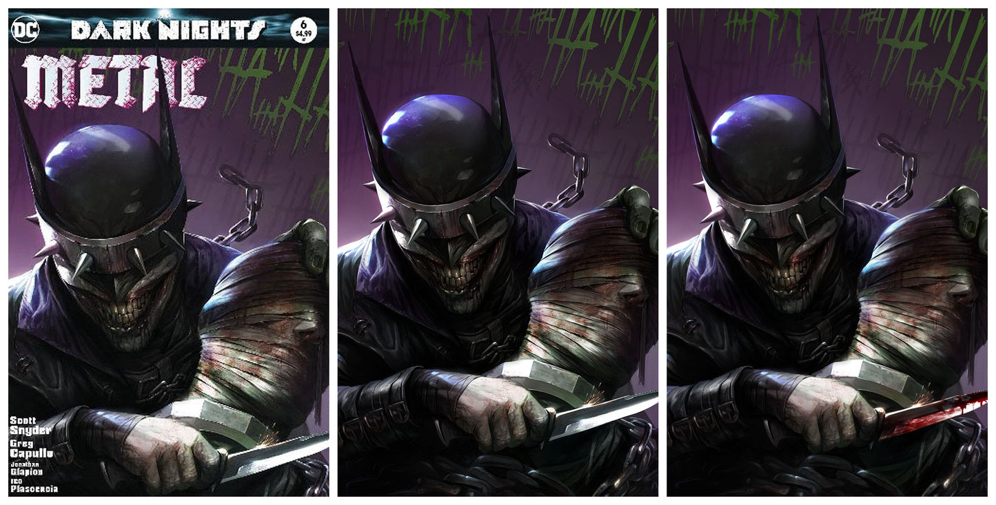 Metal #6 Three Cover Set Francesco Mattina Exclusive Covers 750 LIMITED VIRGINS