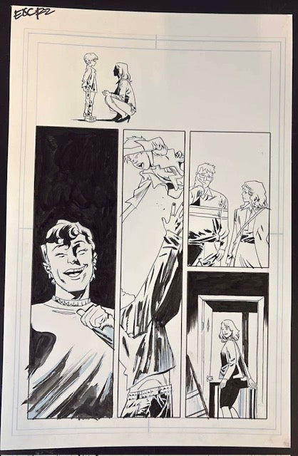 EXQUISITE CORPSES #1  PAGE 22  (MICHAEL WALSH ORIGINAL ART)