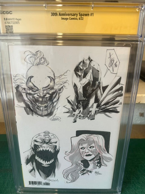 30TH ANNIVERSARY SPAWN #1 SIGNED & REMARKED BY KAEL NGU, RAYMOND GAY, FEDERICO VICENTINI, IBAN COELLO, TAN ENG HUAT, ALAN QUAH, STEPHEN SEGOVIA & CAROLA BORELLI-image-2