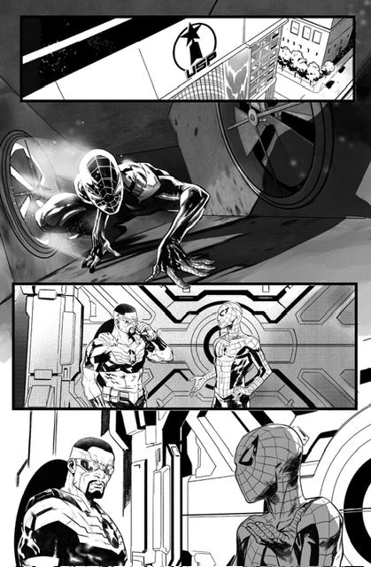 ULTRAMAN X THE AVENGERS  #2  PAGE 4  ORIGNAL ART BY FRANCESCO MANNA