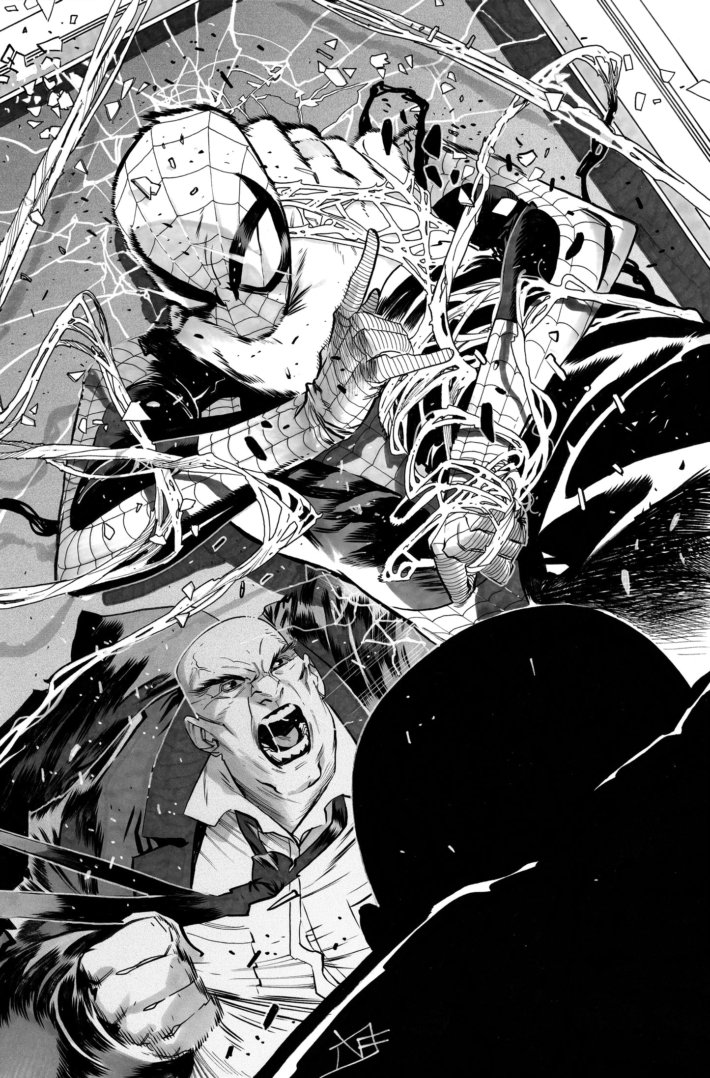 ULTIMATE SPIDER-MAN  #23  FEDERICO VICENTINI COVER ART